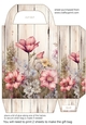 Wood and floral gift bag 4