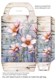 Wood and floral gift bag 8
