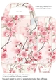 Shabby chic sakura gift bag 2