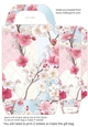 Shabby chic sakura gift bag 3