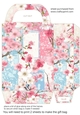 Shabby chic sakura gift bag 6