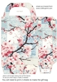 Shabby chic sakura gift bag 12