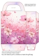 Pink garden gift bag 5