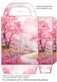 Pink garden gift bag 8