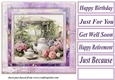 Floral teatime card front 4