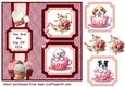 2 Panel Puppy you are my cup of tea card front 2