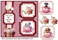 2 Panel Puppy you are my cup of tea card front 5