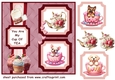 2 Panel Puppy you are my cup of tea card front 6