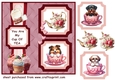2 Panel Puppy you are my cup of tea card front 9