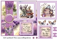 2 Panel lavender and books card front 3