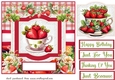 Cup of strawberries card front 4