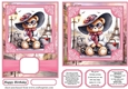 6x6 and 5x7 Pink Paris fashionista bear card fronts 2