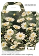 White floral gift bag 20