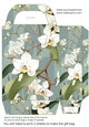 White floral gift bag 35
