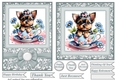 6x6 and 5x7 teacup Yorkie card fronts 3