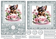 6x6 and 5x7 teacup Yorkie card fronts 6