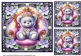 3 Queen for the day card fronts/toppers 3