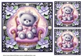 3 Queen for the day card fronts/toppers 12