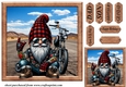Biker gnome card front 2