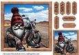 Biker gnome card front 3