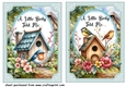 2 A little birdy told me ..... card fronts 6