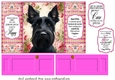 Scottish terrier gate fold card front 2