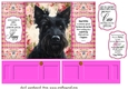 Scottish terrier gate fold card front 4