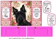 Scottish terrier gate fold card front 5