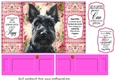 Scottish terrier gate fold card front 6