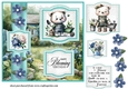 2 Panel gardening bear card front 2