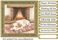 Its a dogs life card front 9