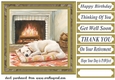 Its a dogs life card front 13