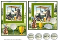 6x6 and 5x7 aprox Birthday golf card fronts 2