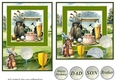 6x6 and 5x7 aprox Birthday golf card fronts 3