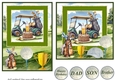6x6 and 5x7 aprox Birthday golf card fronts 4