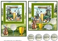 6x6 and 5x7 aprox Birthday golf card fronts 7