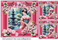 3 Japanese scene card fronts/toppers 5
