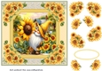 Sunflower gnome card front 6