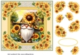 Sunflower gnome card front 7