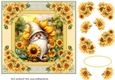 Sunflower gnome card front 8