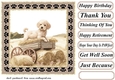 Its a dogs life on the farm card front 4
