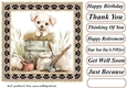 Its a dogs life on the farm card front 7