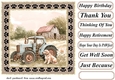 Its a dogs life on the farm card front 9