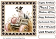 Its a dogs life on the farm card front 14