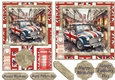 6x6 and 7x5 aprox Mini and scooter card fronts 12