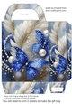 Blue and silver floral gift bag 3