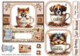 6x6 aprox I need coffee pup card front 3