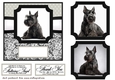 6x6 aprox Mono Scottish terrier card front 8