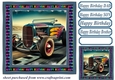 Birthday hot rod card front 2