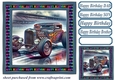 Birthday hot rod card front 4